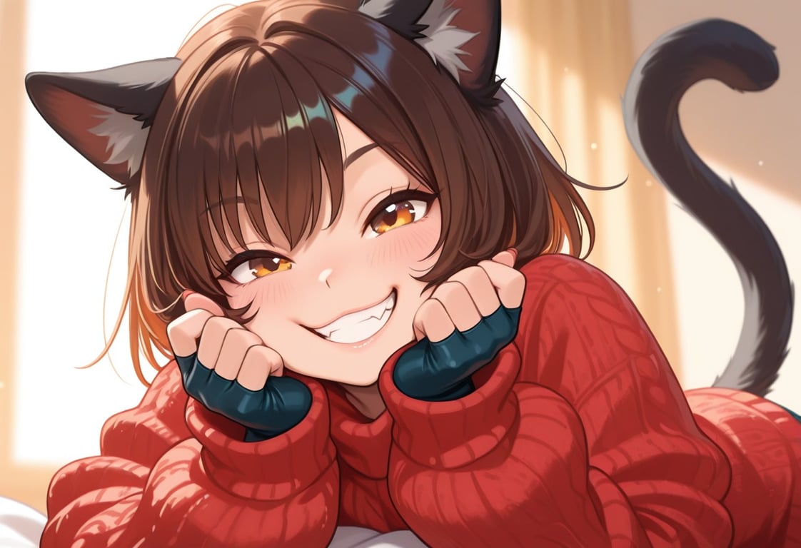 Cover art for Purrfect love? How to date a disaster, a catgirl scenario on AI Dungeon