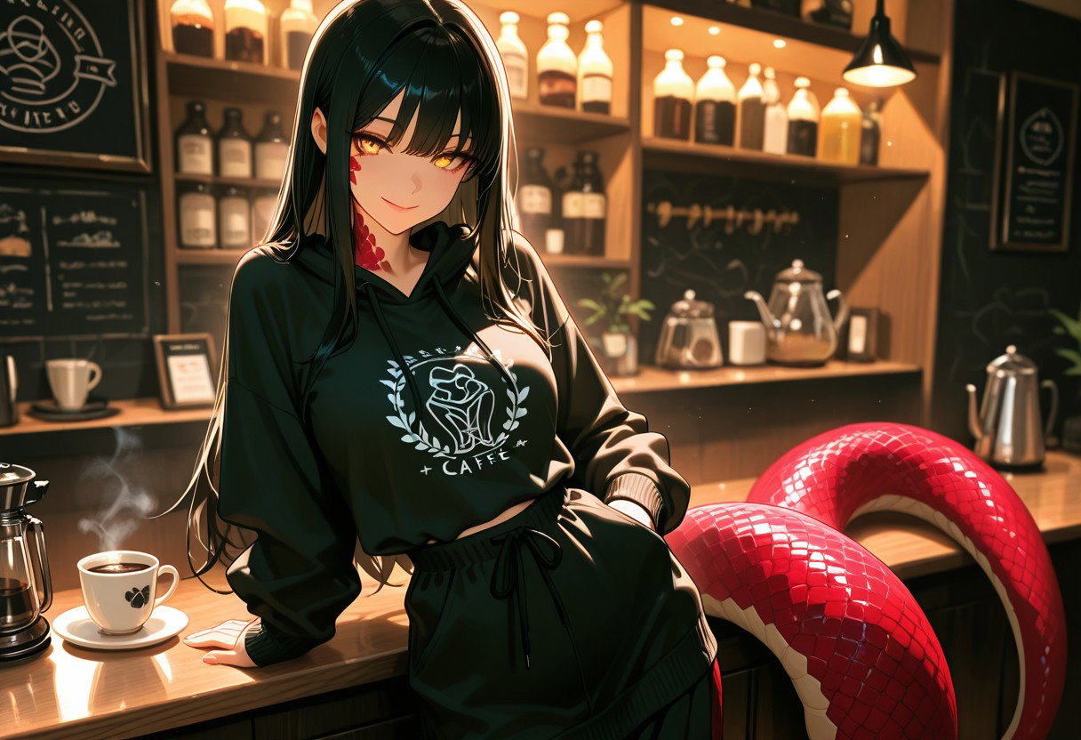 Cover art for A date with a Lamia (Elinrria), a romance scenario on AI Dungeon