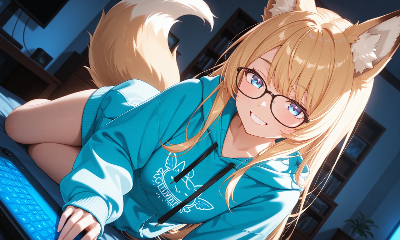 Cover art for LoveFoxbite.exe , a romance scenario on AI Dungeon