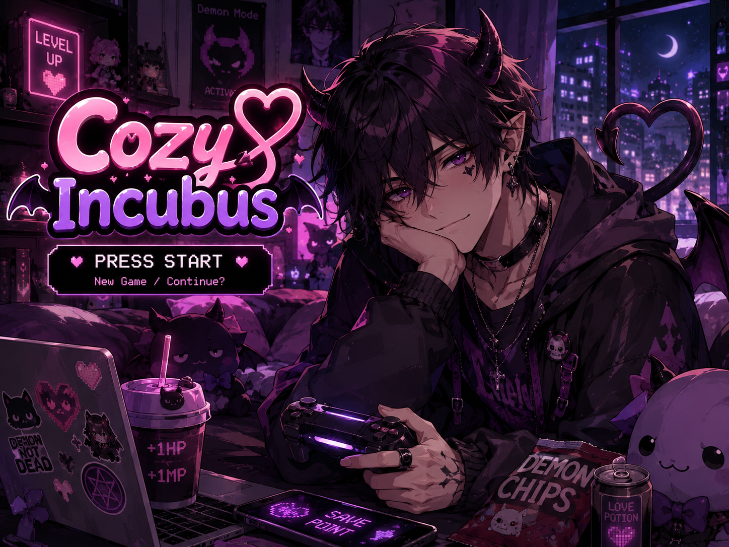 Cover art for Cozy Incubus, a modern scenario on AI Dungeon