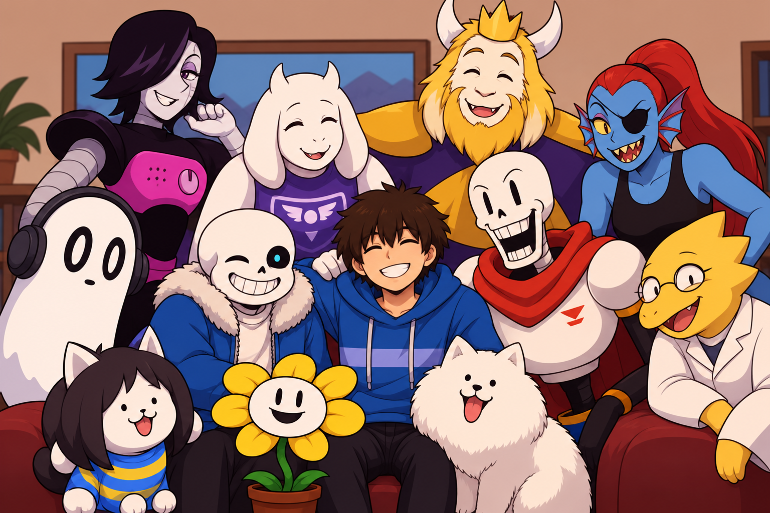 Cover art for Undertale: Surface Life, an undertale scenario on AI Dungeon