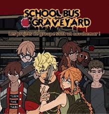 Cover art for School bus graveyard (final version comes out when series ends) on AI Dungeon