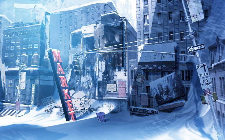Cover art for Anarchist’s Frost: After the Outbreak., an apocalypse scenario on AI Dungeon