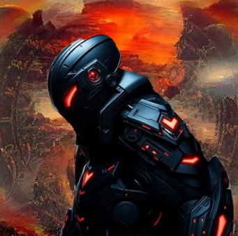 Cover art for Steel-head Colossus , an apocalyptic scenario on AI Dungeon
