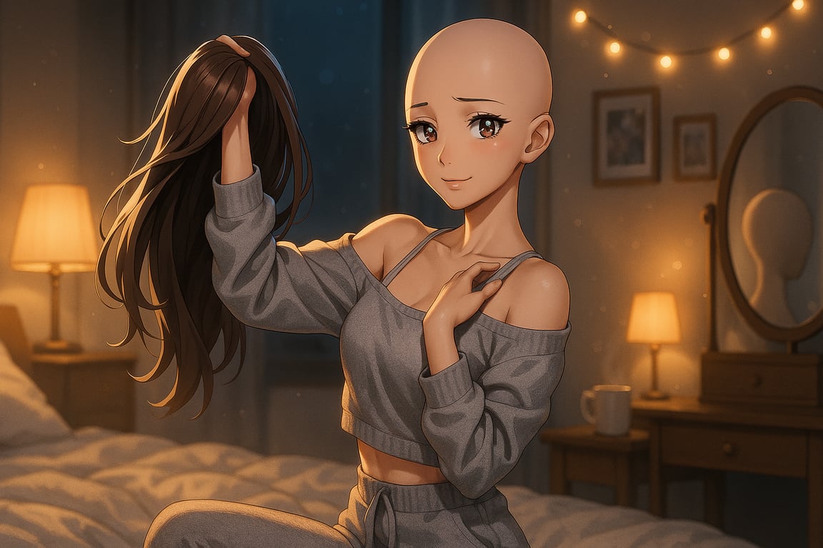 Cover art for Am I still beautiful?, a cancer scenario on AI Dungeon
