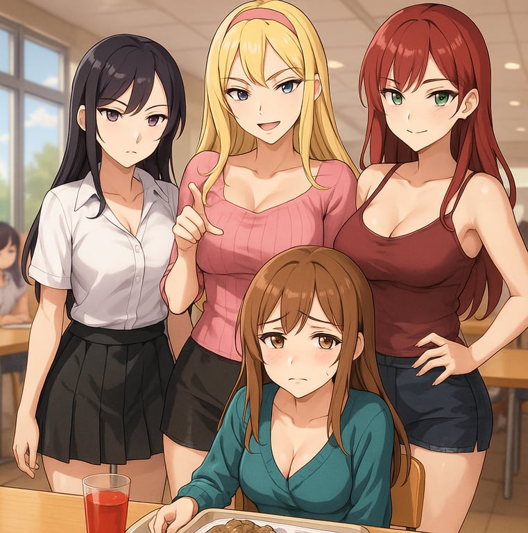 Cover art for Ditch the loser!, an university scenario on AI Dungeon
