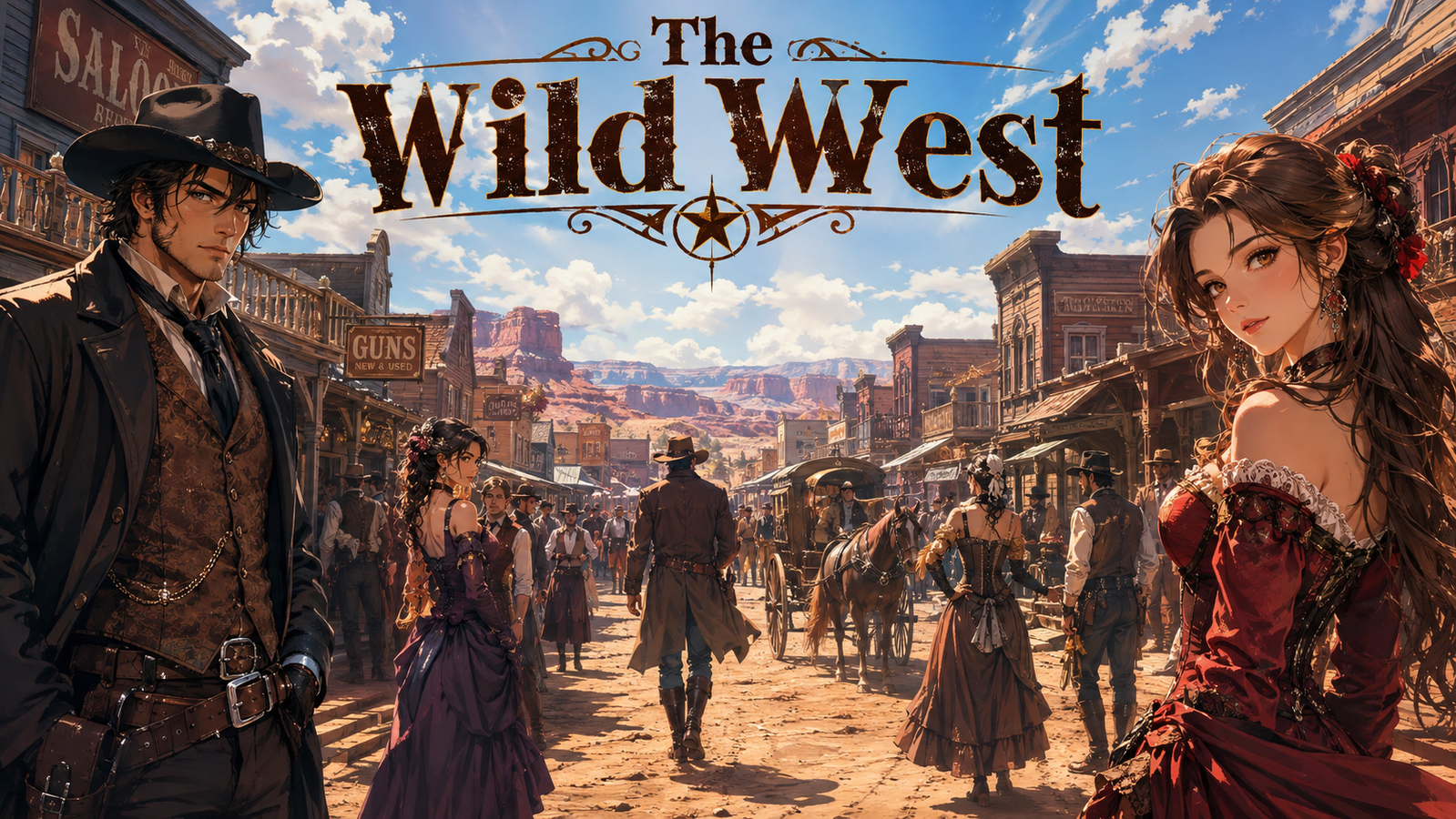 Cover art for The Wild West, a slice of life world on Voyage