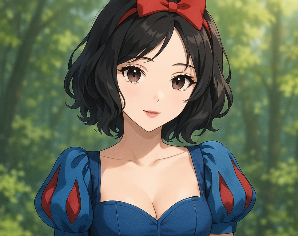 Cover art for Snow White , a disney scenario on AI Dungeon