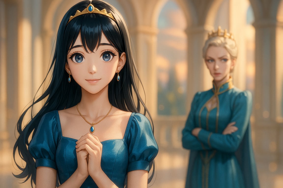 Cover art for A real princess, a medieval scenario on AI Dungeon