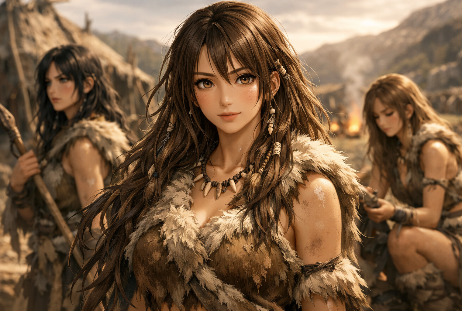 Cover art for Back to the stone Age , a historical scenario on AI Dungeon