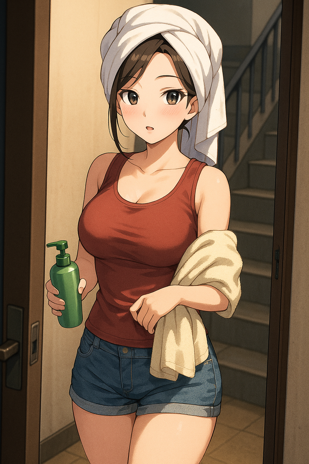 Cover art for Michael (The g(a)ym rat 💪), a shower adventure on AI Dungeon