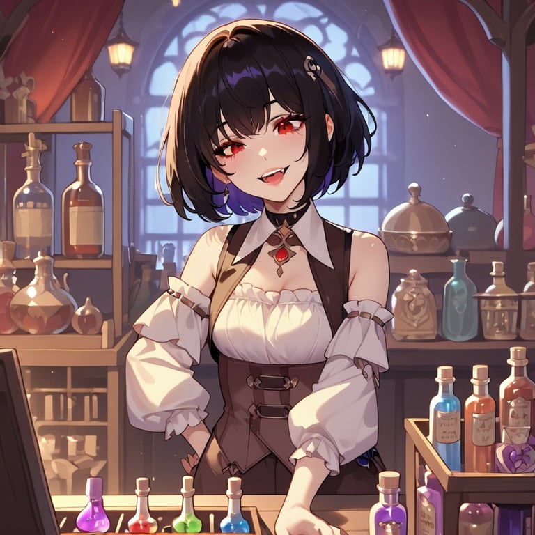 Cover art for You are The Merchant, a slice of life scenario on AI Dungeon