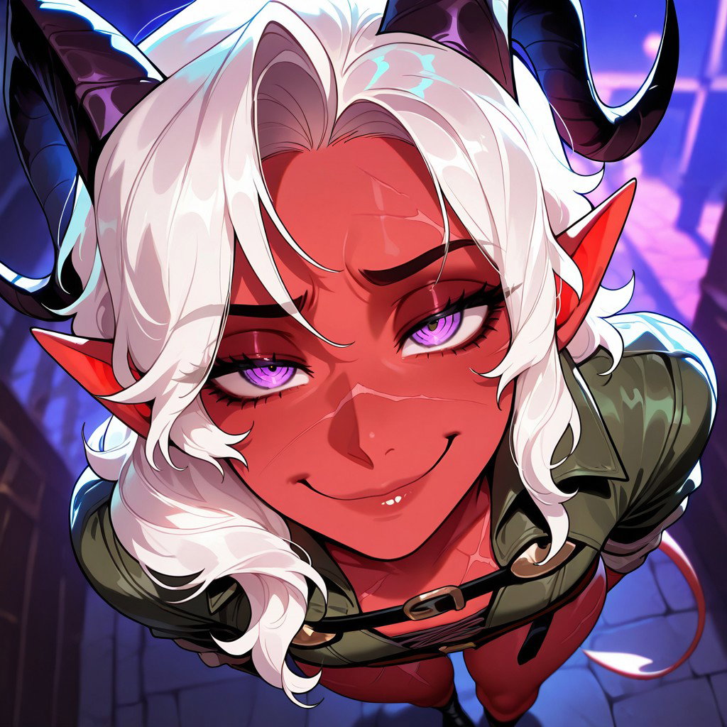 Cover art for Tiefling Delivery , a fantasy scenario on AI Dungeon
