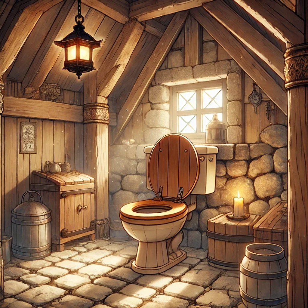 Cover art for You are The Toilet, a toilet scenario on AI Dungeon