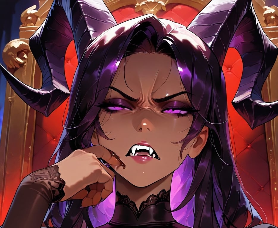 Cover art for I Crave Chocolate, a demon queen scenario on AI Dungeon