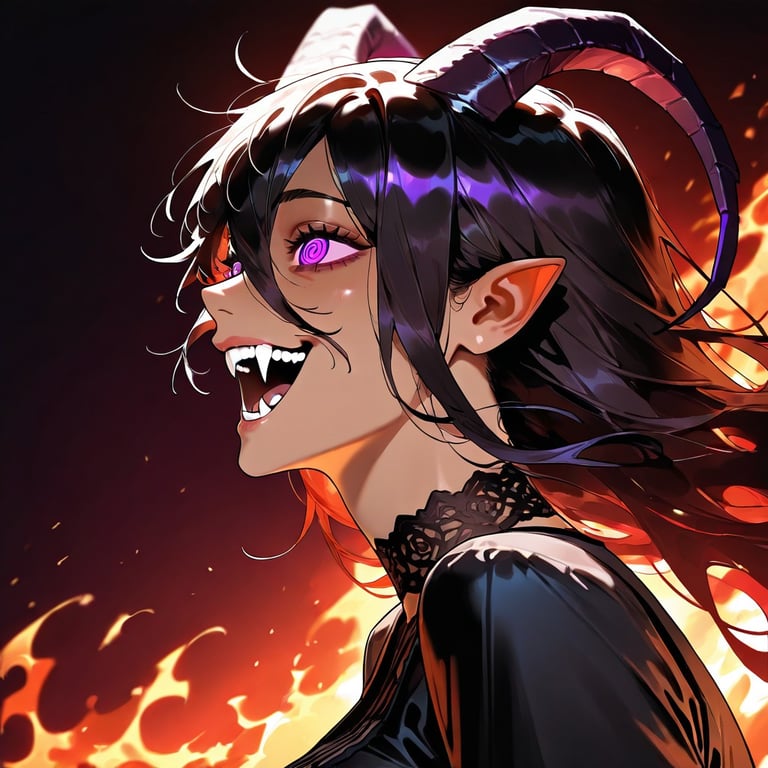 Cover art for Challenger of Hell, a final boss scenario on AI Dungeon