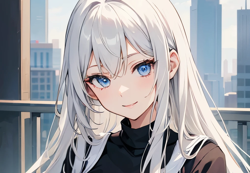 Cover art for Your Icy Coworker, a romance scenario on AI Dungeon