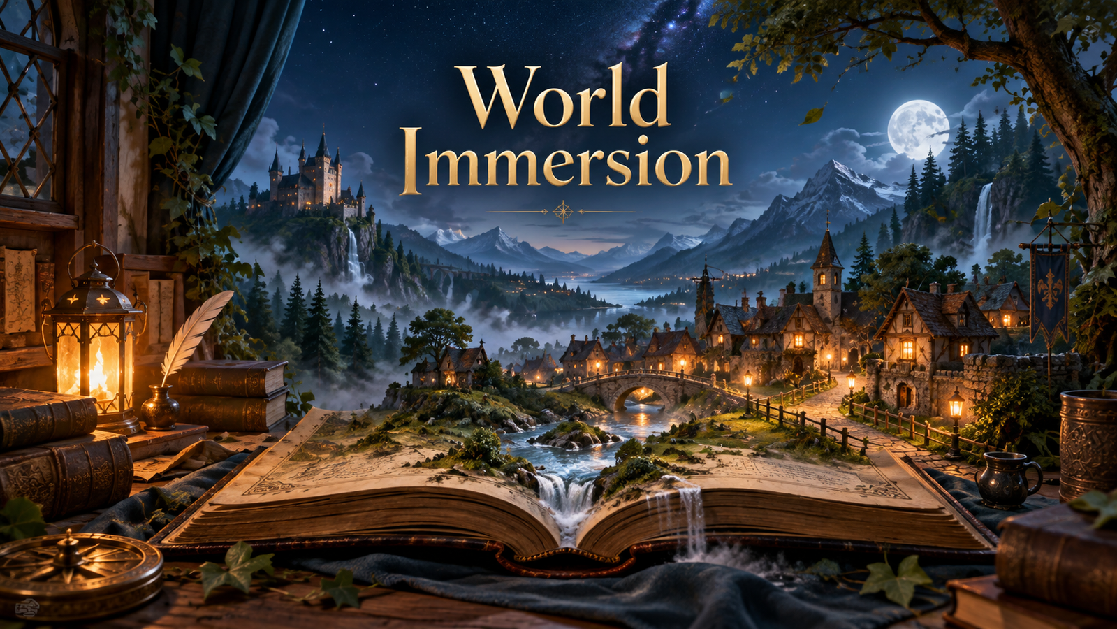 Cover art for World Immersion - Descriptive and consistent , a script scenario on AI Dungeon