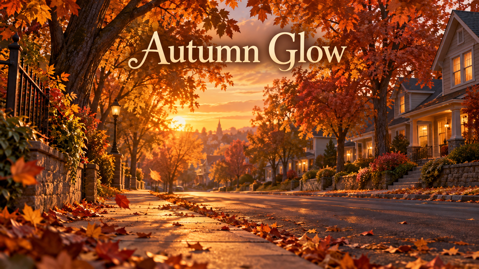 Cover art for Autumn Glow, an autumn scenario on AI Dungeon