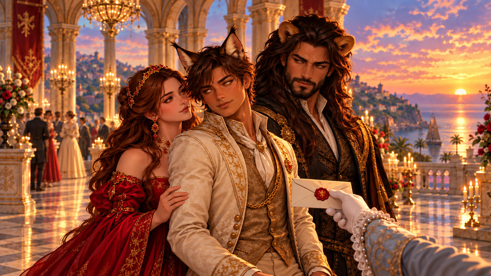 Cover art for A Royal Exchange, a royal scenario on AI Dungeon