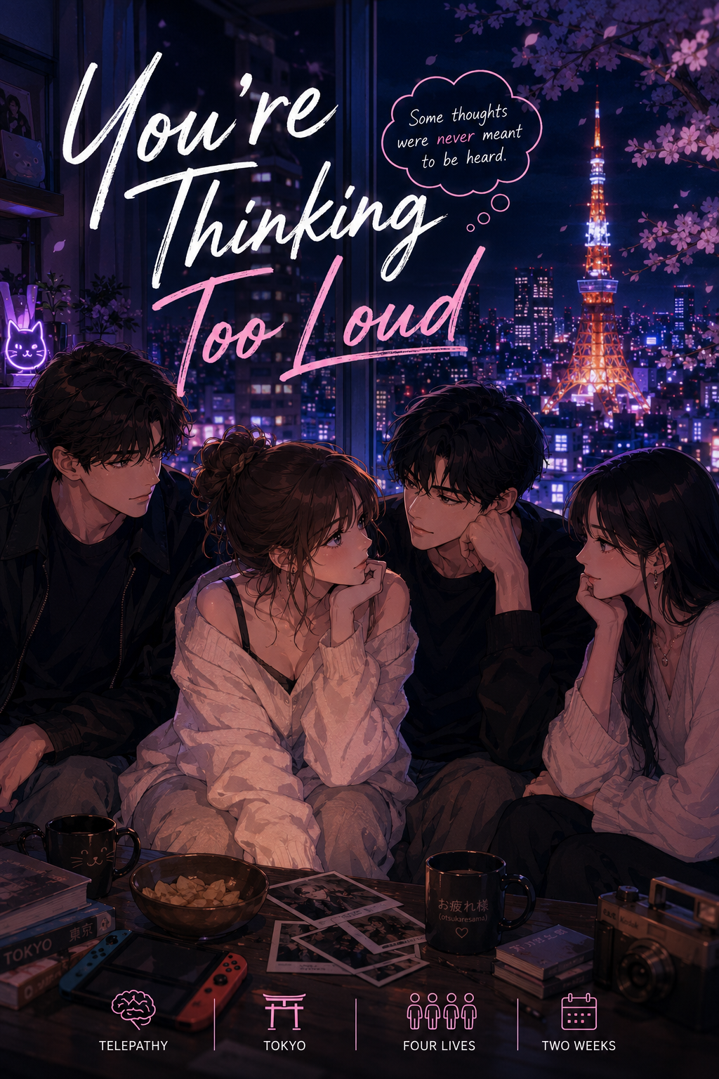 Cover art for You're thinking too Loud, a telepathy scenario on AI Dungeon
