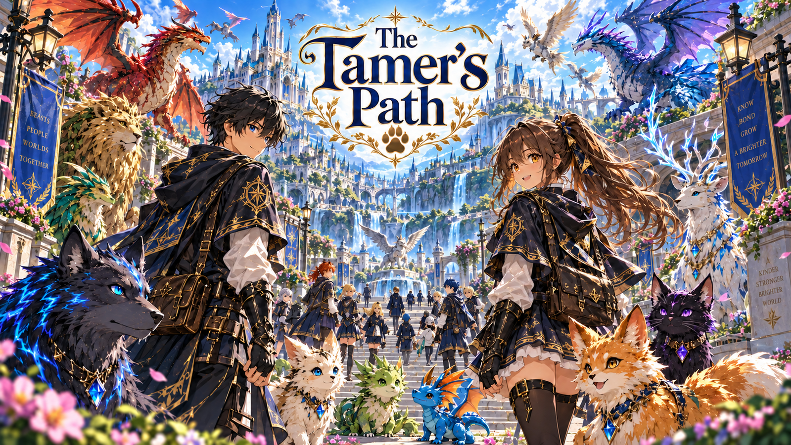 Cover art for The Tamers Path , a magic scenario on AI Dungeon