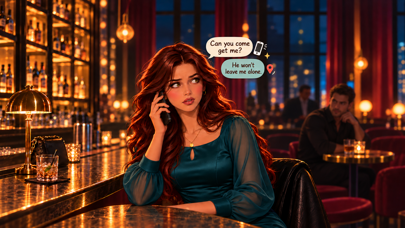Cover art for Please, I Need You , a romance scenario on AI Dungeon