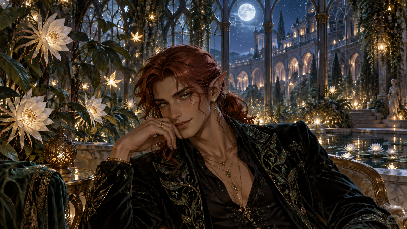 Cover art for A Garden Between Vows, a romance scenario on AI Dungeon
