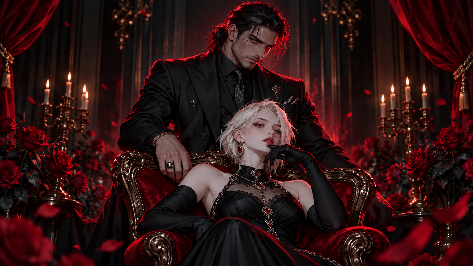 Cover art for V , a drama scenario on AI Dungeon