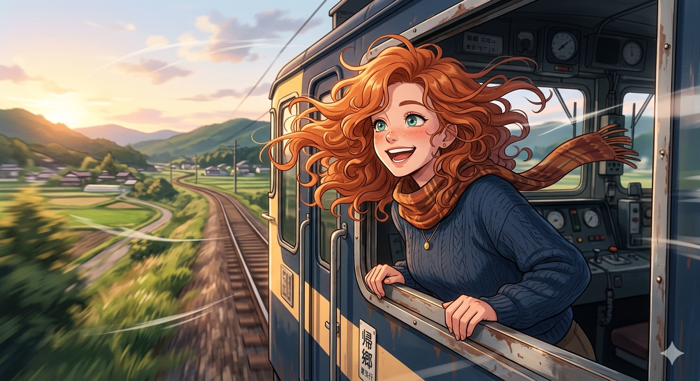 Cover art for Your Heart Arrives Before the Train (Inner Self), an inner self scenario on AI Dungeon