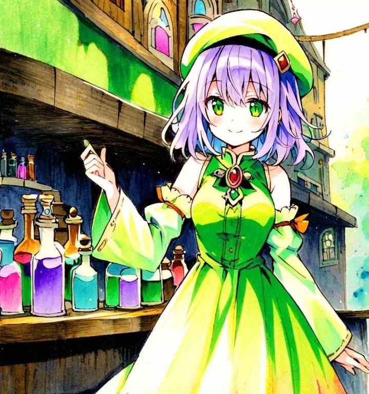 Cover art for Desert Alchemist Apprentice, a desert scenario on AI Dungeon