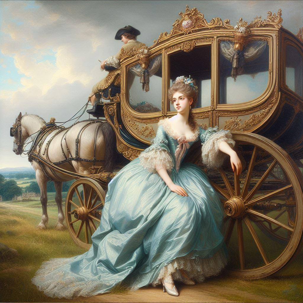 Cover art for (v2.1) The Highwayman's Heiress , a 18th century scenario on AI Dungeon