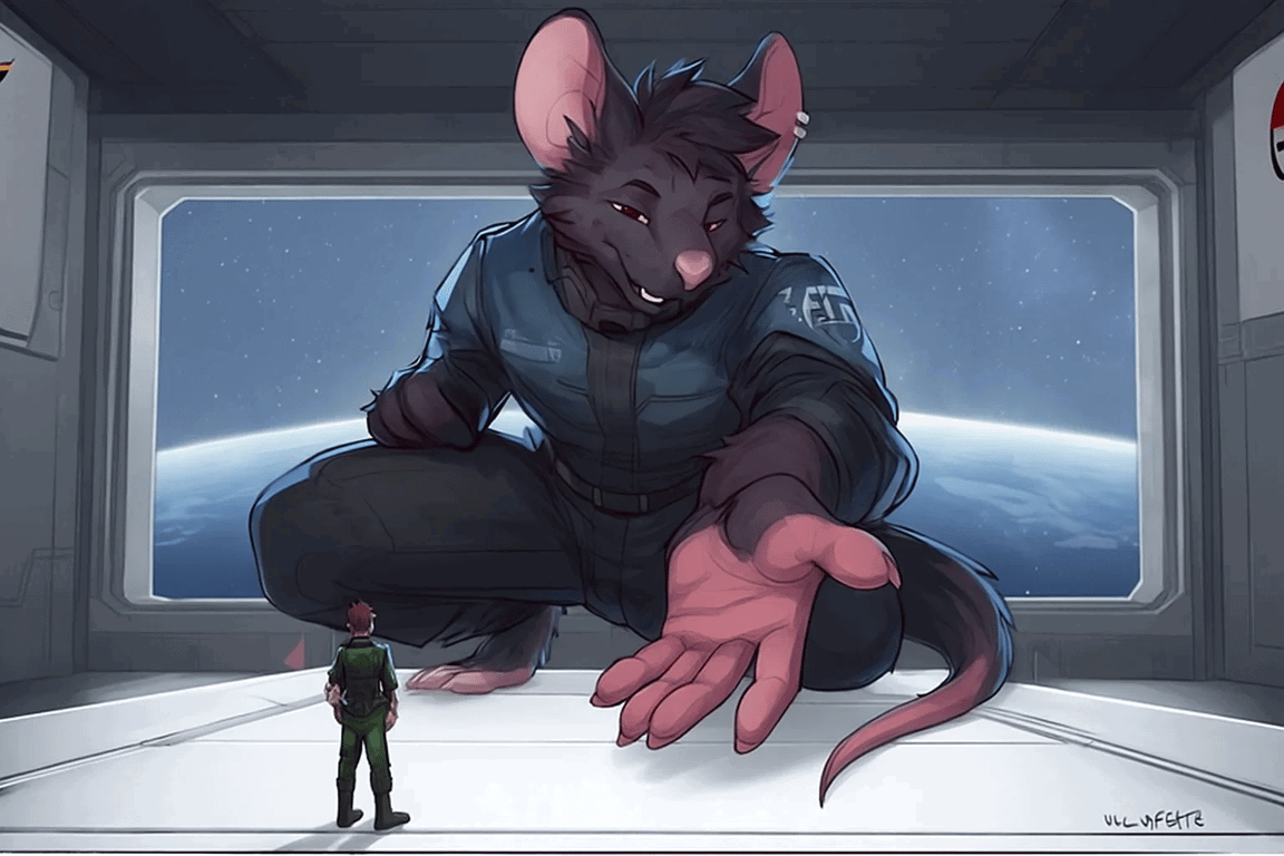 Cover art for UTO: Integration Protocol, a dragons scenario on AI Dungeon
