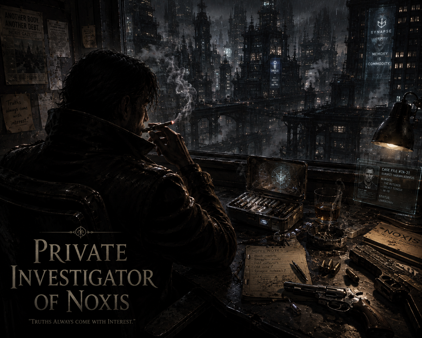 Cover art for Noir, a lola scenario on AI Dungeon