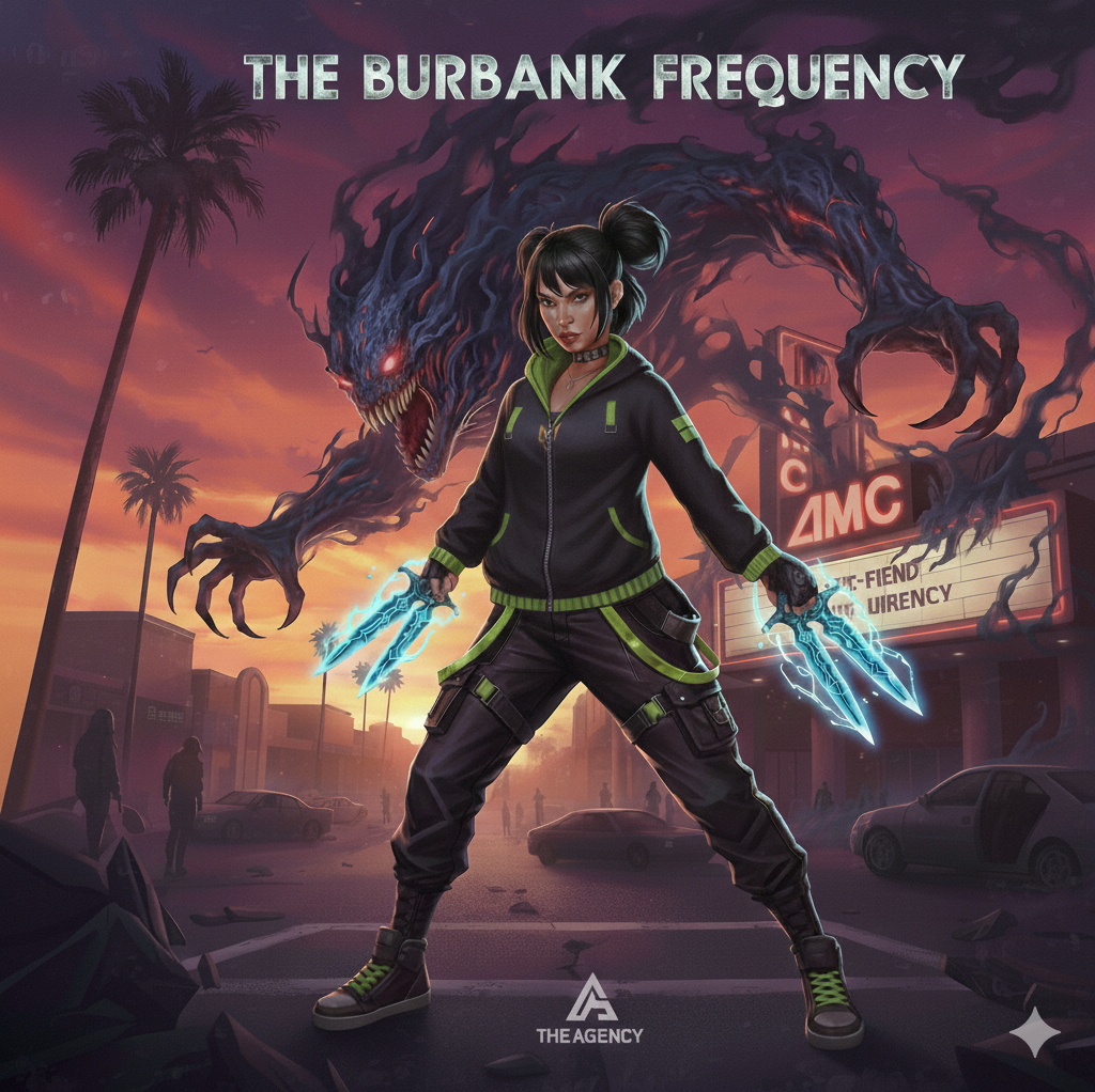 Cover art for AU: K-Pop Demon Hunters (Zoey), a k pop scenario on AI Dungeon