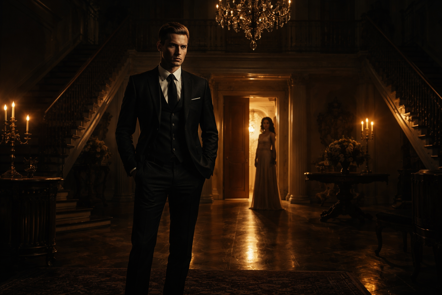 Cover art for The Fixer: Old Money, a romance scenario on AI Dungeon