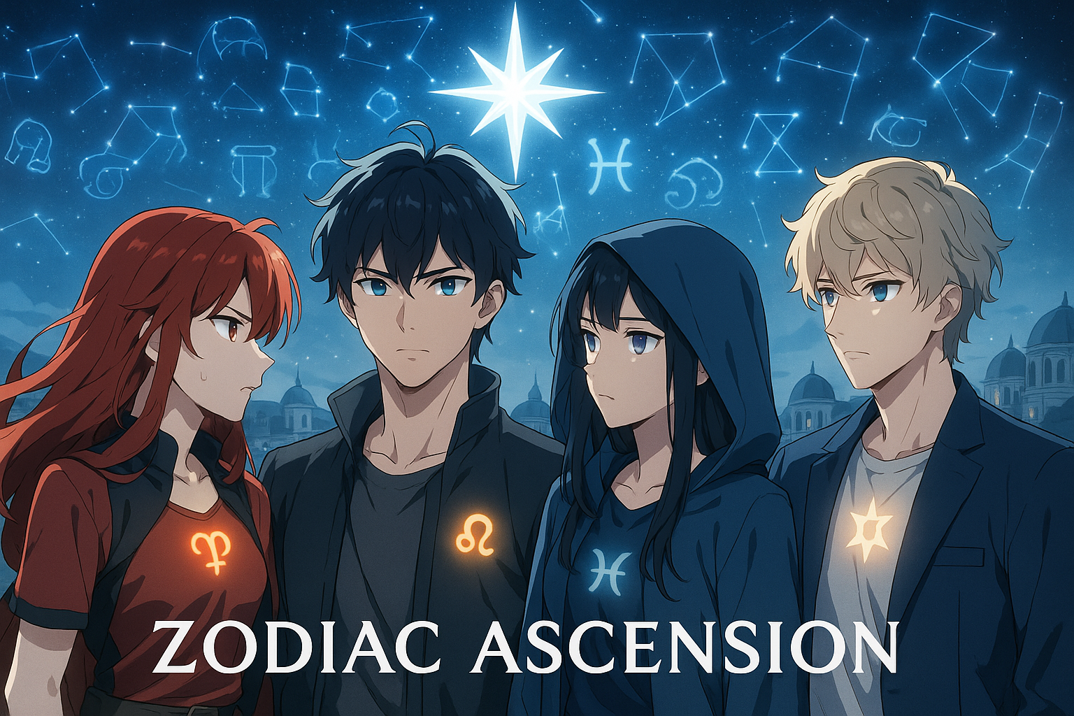Cover art for Zodiac Ascension v1.4, a zodiac scenario on AI Dungeon