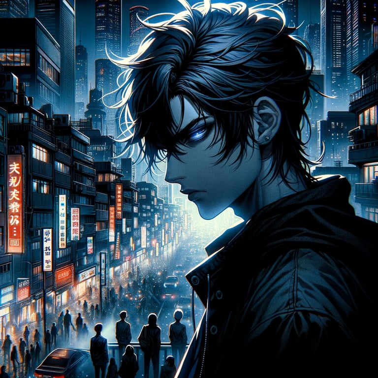 Cover art for Your powers awoke, a sci fi scenario on AI Dungeon