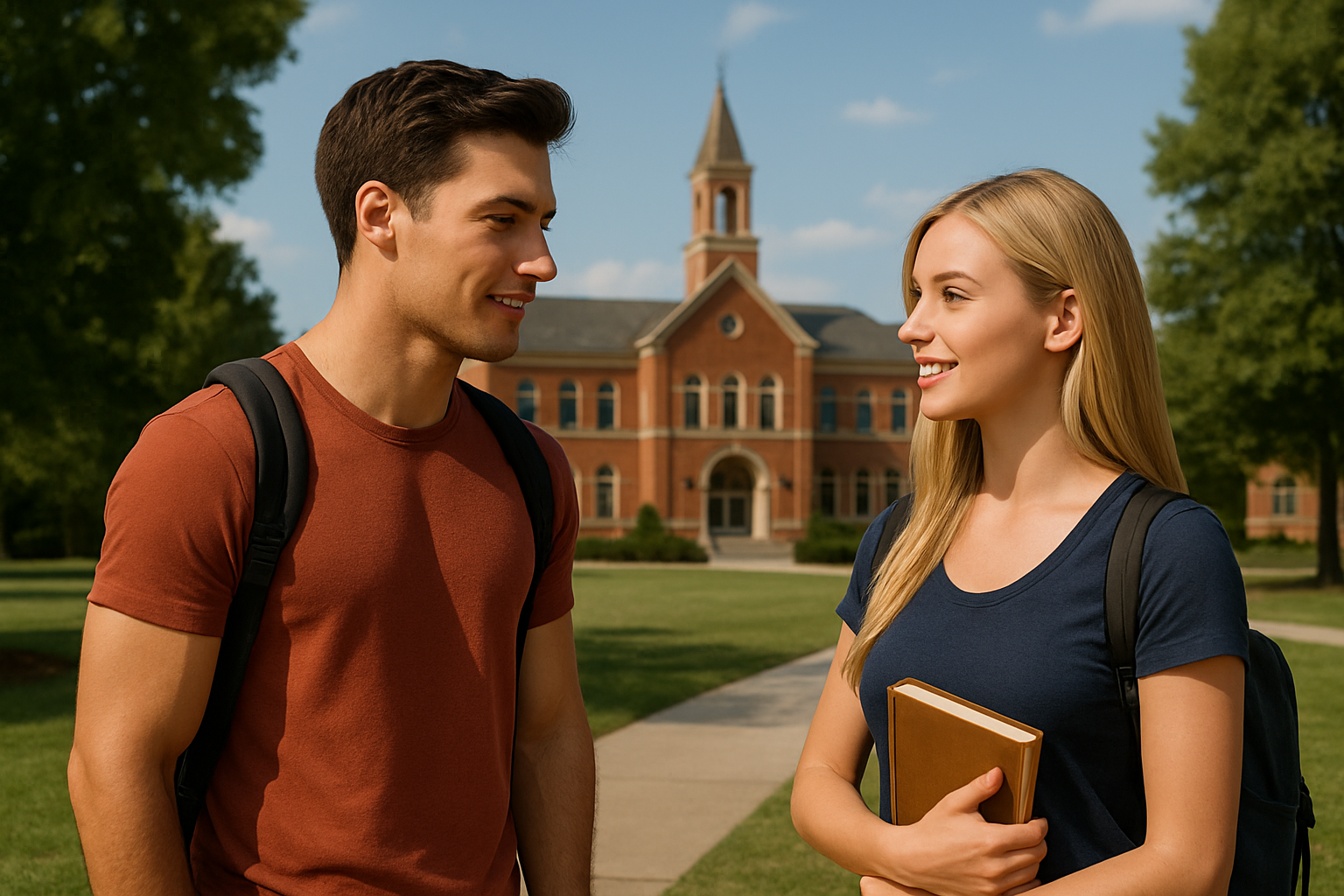 Cover art for Your College Life..., a student scenario on AI Dungeon