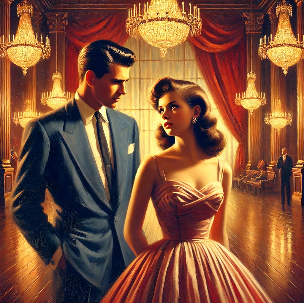 Cover art for Your 1950s Romance…, a love scenario on AI Dungeon