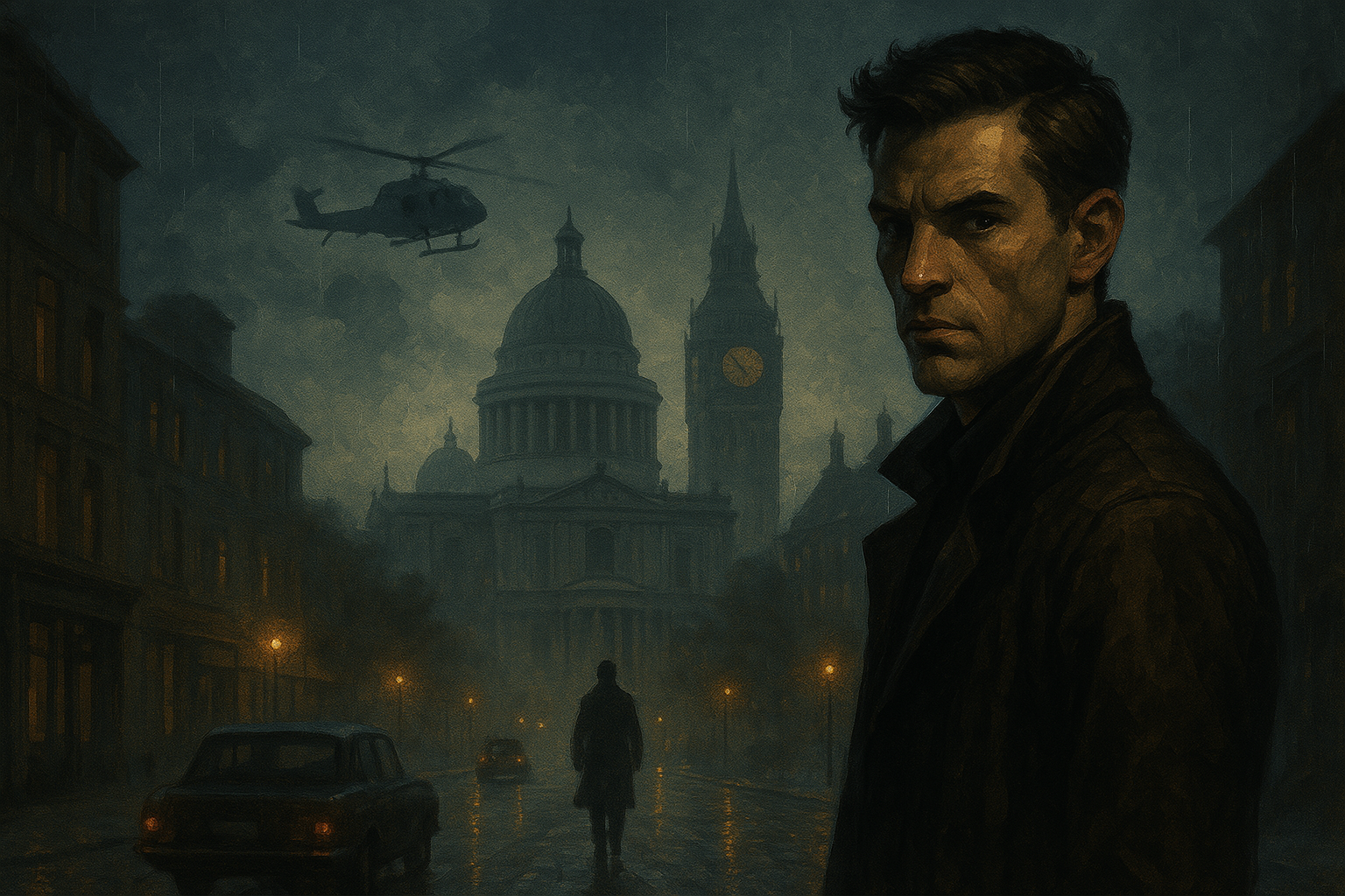 Cover art for Your Spy Life…, a spy scenario on AI Dungeon