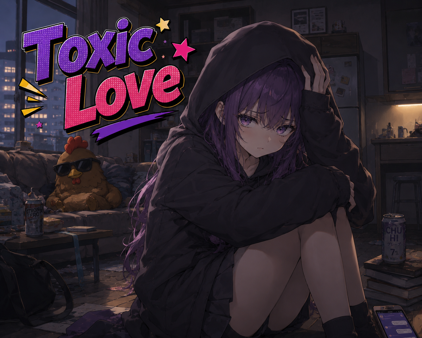Cover art for Toxic Love (remasterd)+(ðŸŽ), a love scenario on AI Dungeon