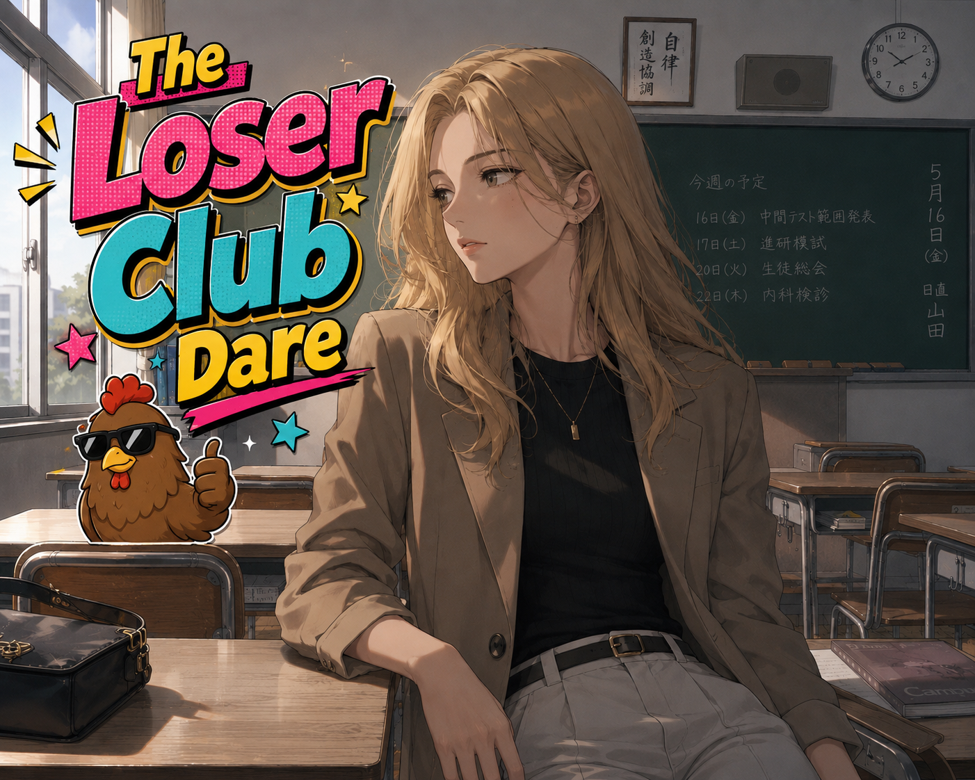 Cover art for The Loser Club Dare, a slice of life scenario on AI Dungeon