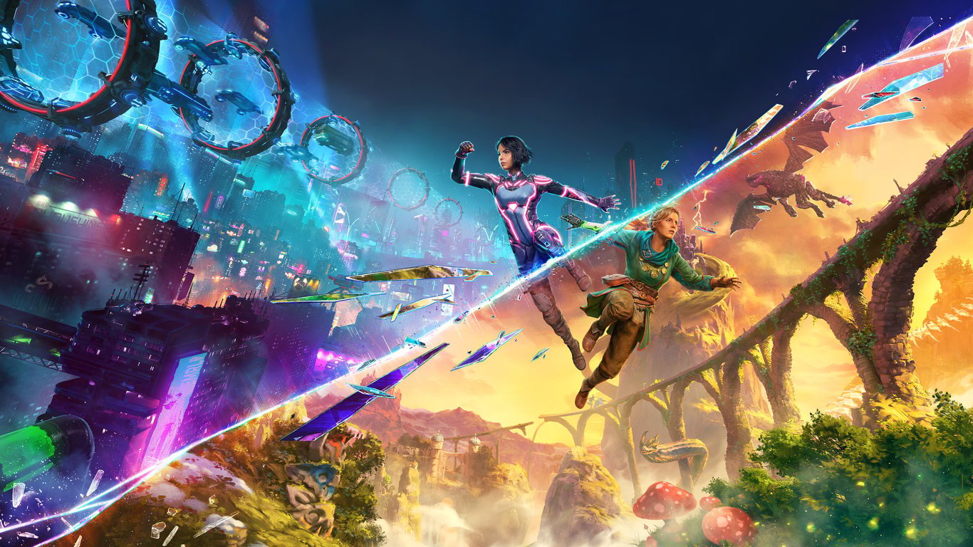 Cover art for Split Fiction, a stories scenario on AI Dungeon