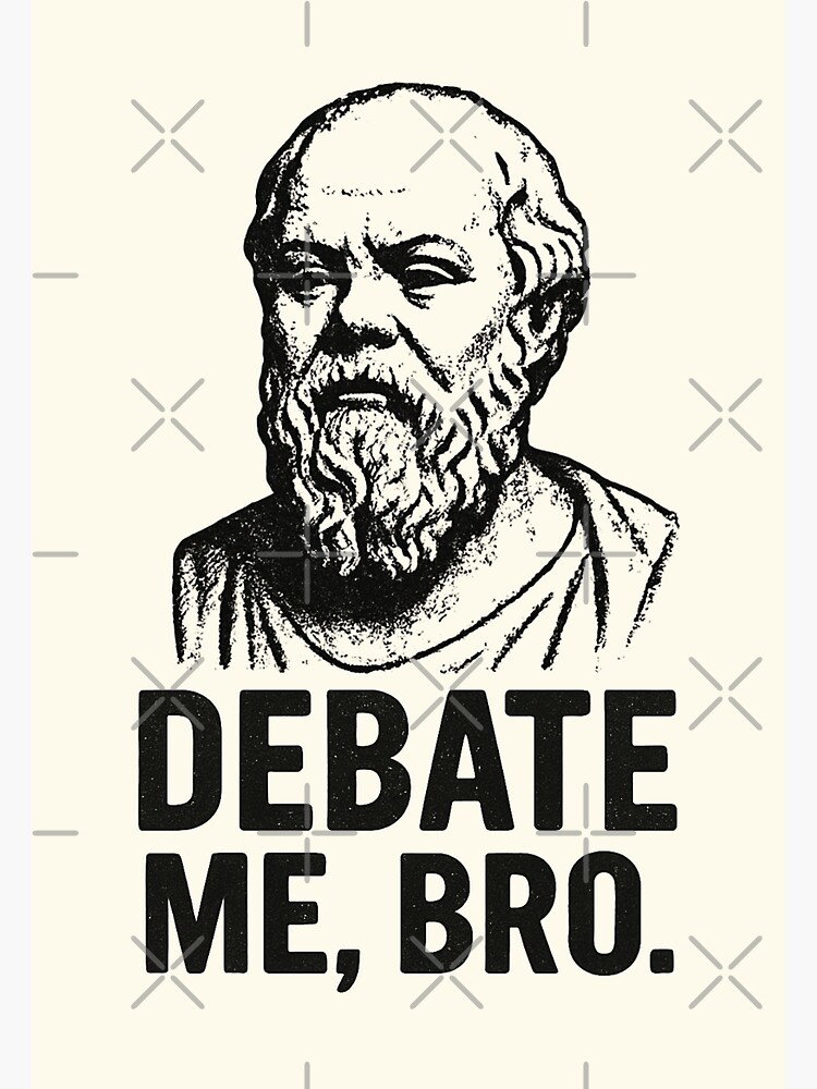 Cover art for Debate with Socrates , a funny scenario on AI Dungeon