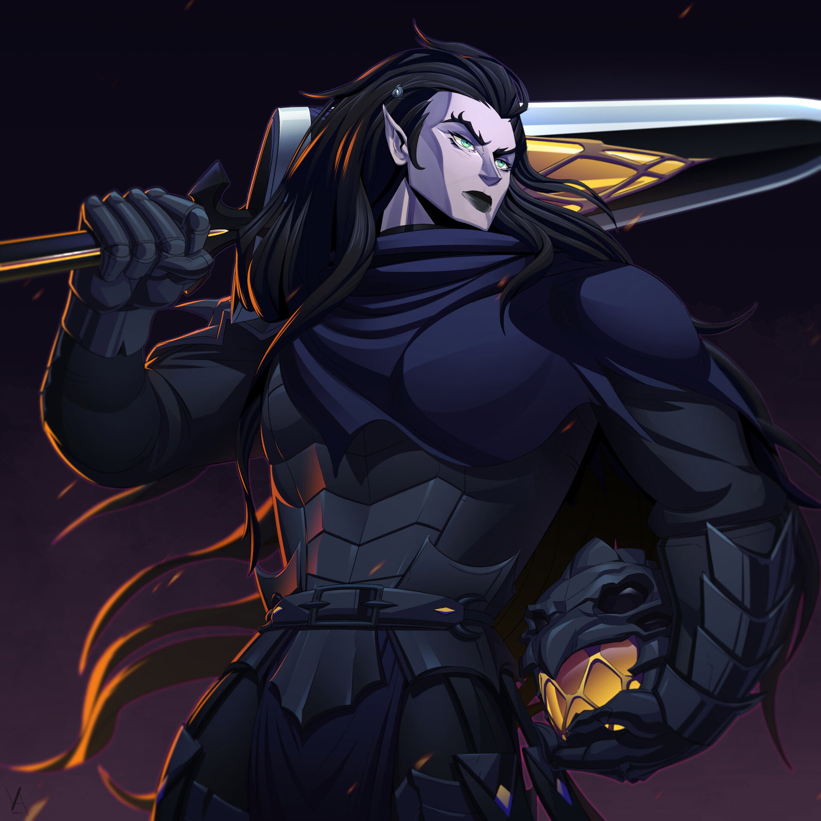Cover art for Vampire muscle wife , a vampire scenario on AI Dungeon