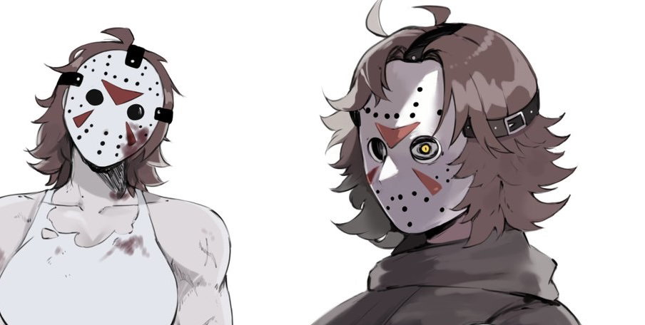 Cover art for JASON VOORHEES! , a horror scenario on AI Dungeon