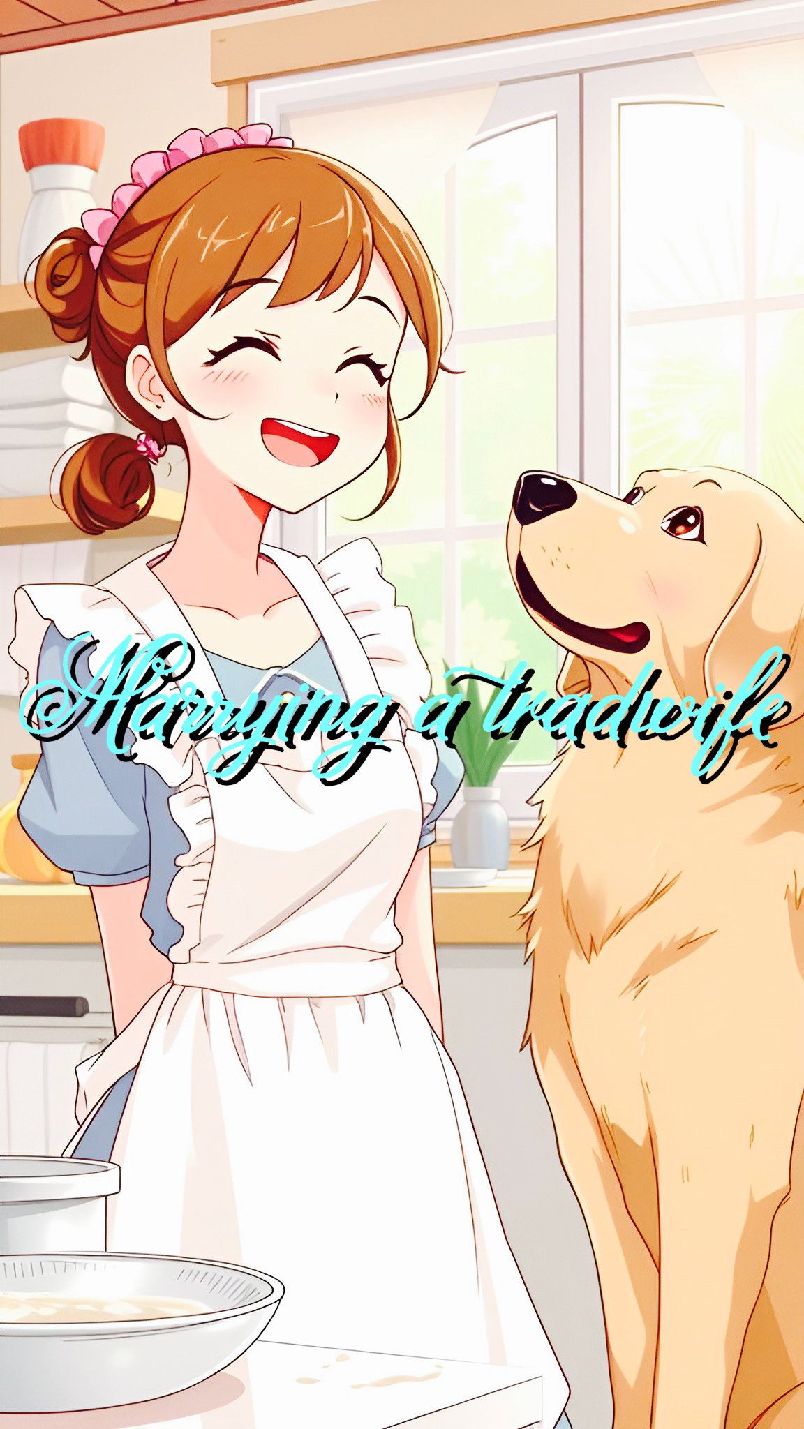 Cover art for Marrying a tradwife, a traditional wife scenario on AI Dungeon