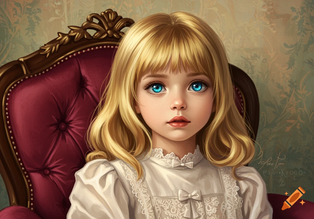 Cover art for Really, She's Pure Evil!, an adoption scenario on AI Dungeon