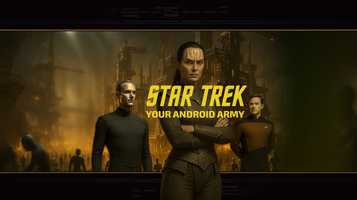 Cover art for Your Android Army - Star Trek, an androids scenario on AI Dungeon